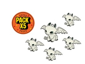 Dije Esmaltado Furia Luminosa x 5